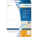 Herma Transparent Matte Labels A4 25pc