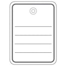 Herma Stringless Merch Tags with Eyelet 1000pc