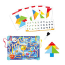 Hape 2 in 1 Space Maze & Tangram Board