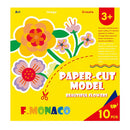 Flower Monaco Paper-Cut Model