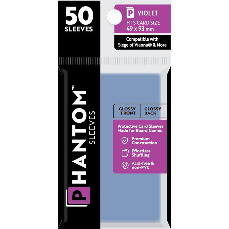Violetti fantomiholkit 50kpl (49x93mm)