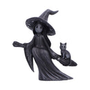 Little Souls Beam Witch on Broom Figurine 12.7cm