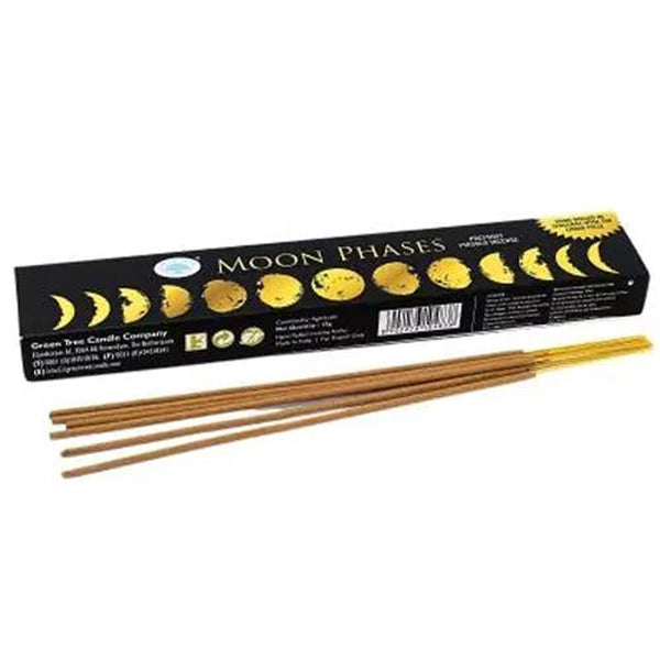 Moon Phases Incense 15g Sticks Green Tree
