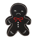 Black Gingerdead Man Boucle Cushion