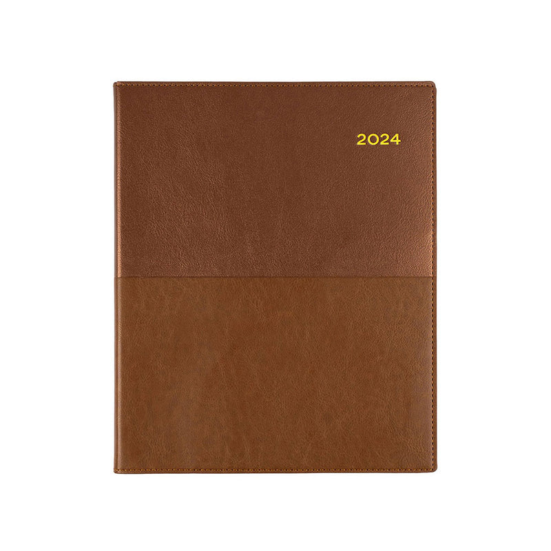 Collins Debden Vanessa Quarto Vert WTV 2024 Diary