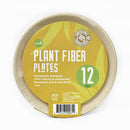 Greenlid Plant Fiber Compostable Plate (Pack of 12)