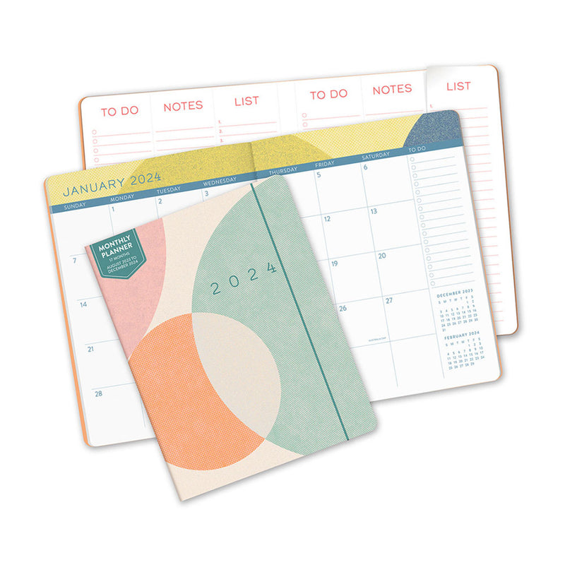 Oranssi ympyrä aivan oikea MTV 2024 Planner