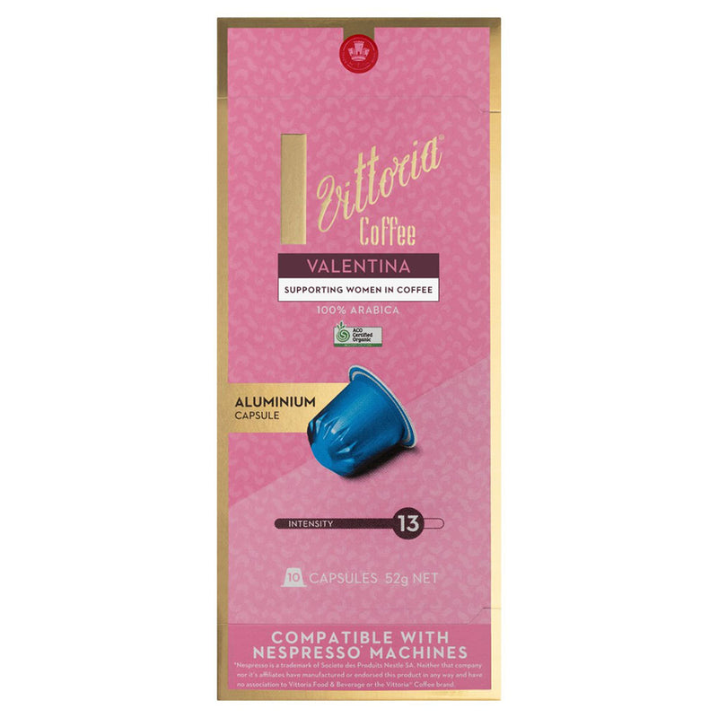 Vittoria Nespresso -yhteensopivat kahvikorkit 10