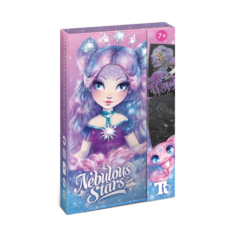 Nebulous Stars Watercolor-to-Go 16pg Book (Pitch Black)