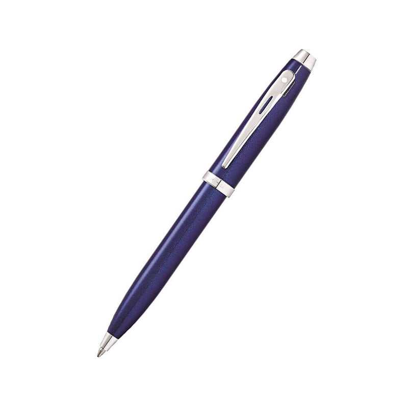 100 blau lackierter/verchromter Stift