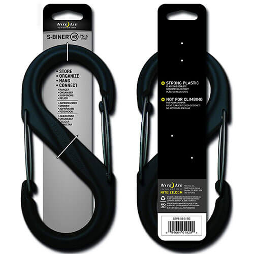 S-Biner Plastic Double Gated Carabiner