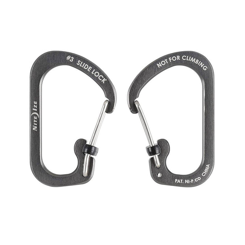 SlideLock Karabiner Aluminium