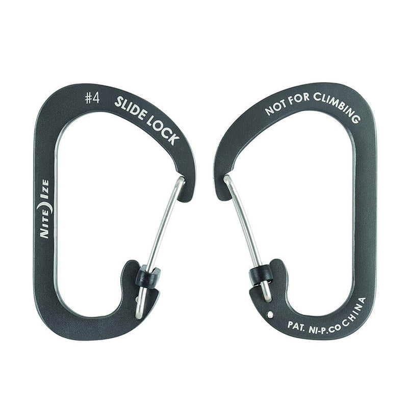 SlideLock Karabiner Aluminium
