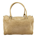 Isoki Double Zip Satchel Nappy Bag (Latte)