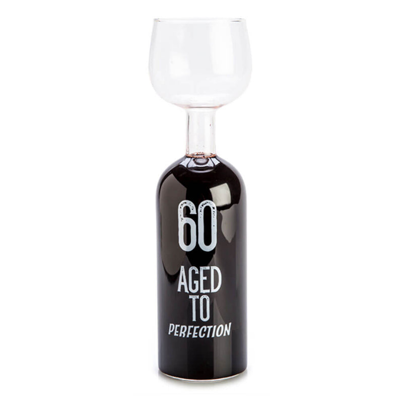 Alles Gute zum Geburtstag Weinflasche Glas