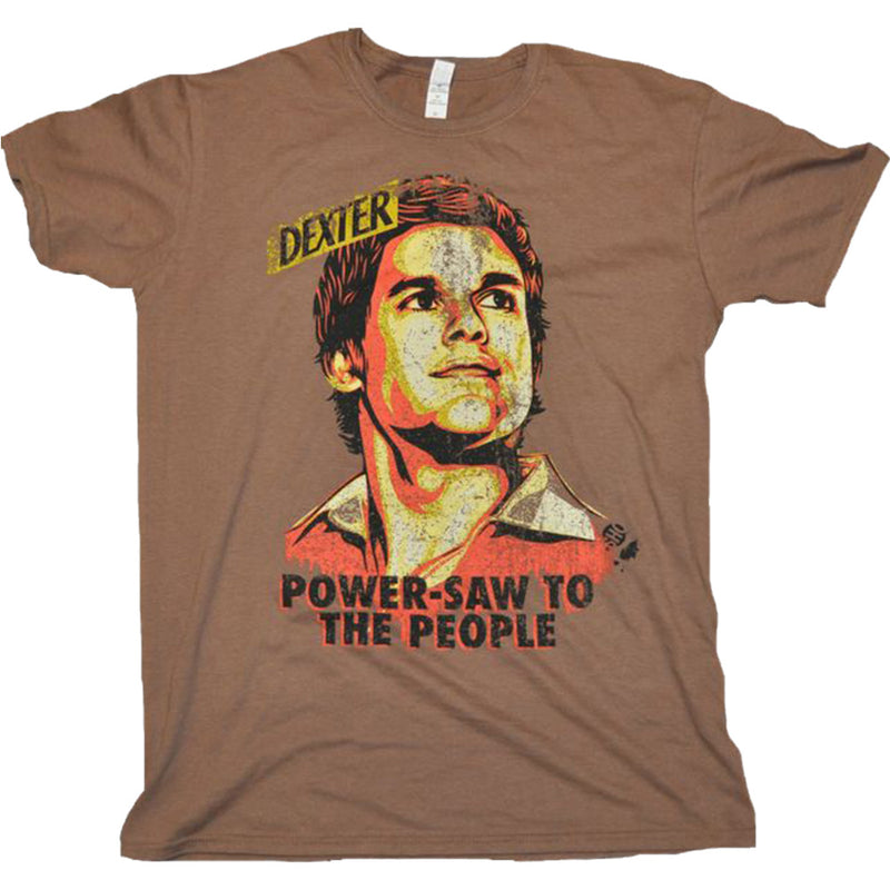 Dexter Power-Saw Brown Man T-shirt