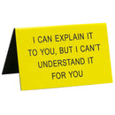 Sano mikä pöytämerkki iso