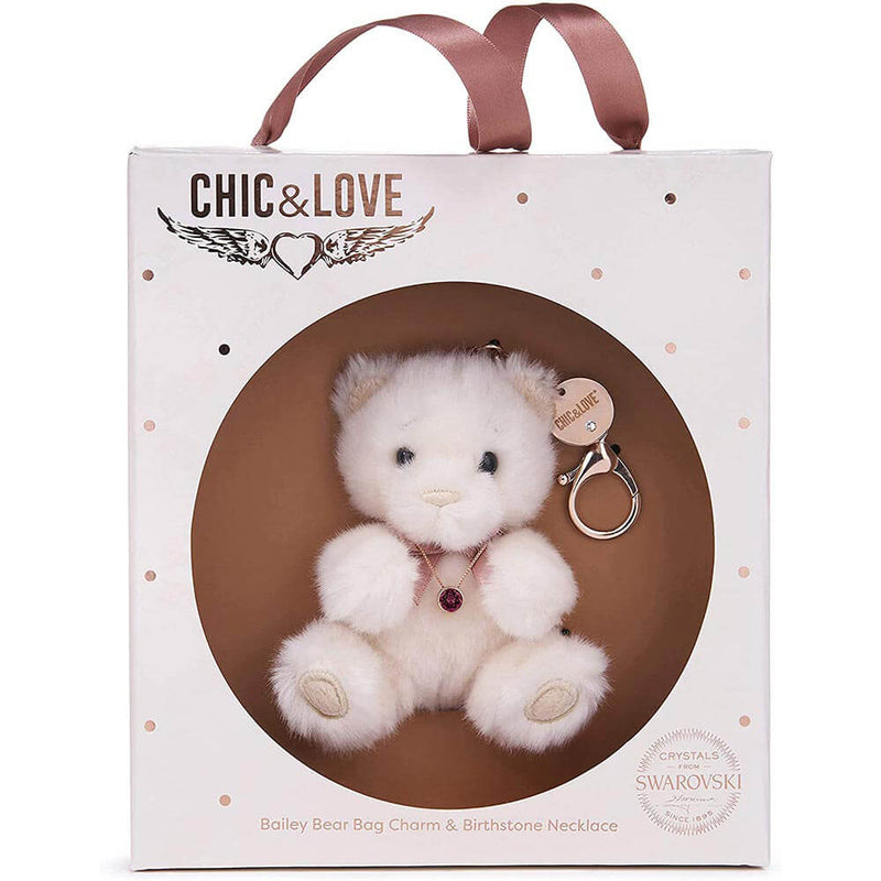 Chic & Love Bailey Bear Bag Charm och halsband