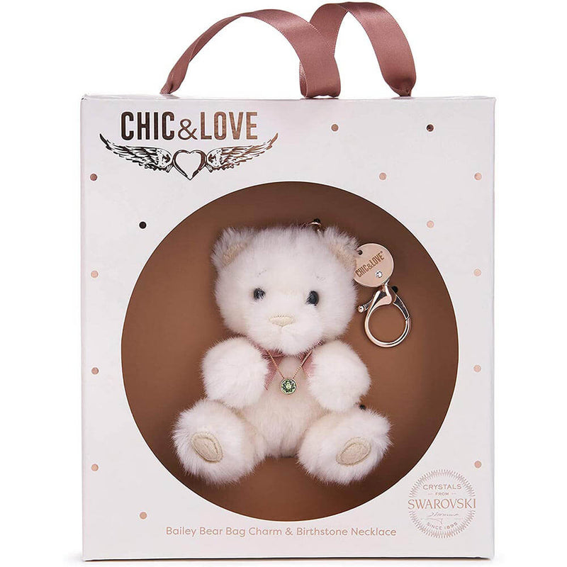 Chic & Love Bailey Bear Bag Charm och halsband