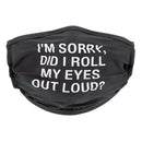 Sano mikä kasvonaamio (musta)