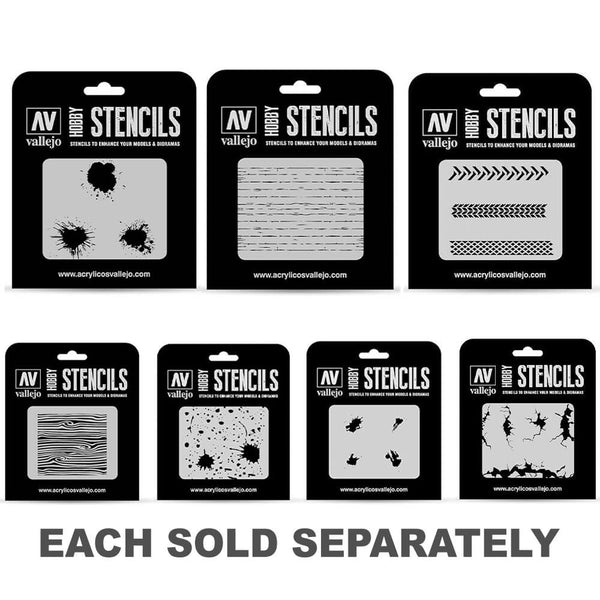 Vallejo Stencils Texture Effects