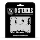 Vallejo -stensiilit tekstuuritehosteet