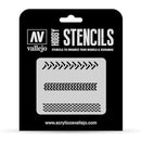 Vallejo -stensiilit tekstuuritehosteet