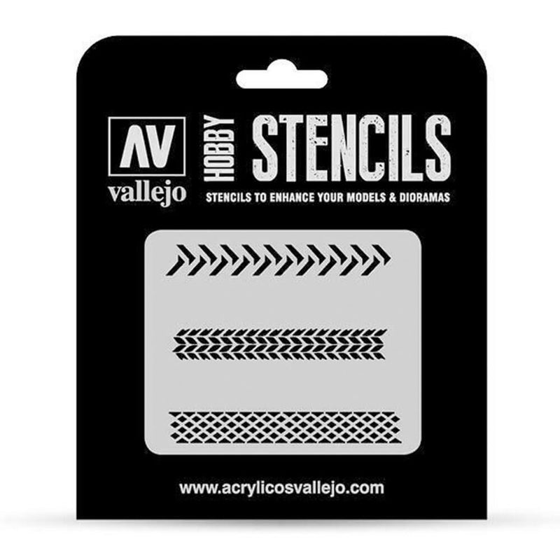 Vallejo -stensiilit tekstuuritehosteet