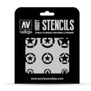 Vallejo Stencils Luftmarkierungen