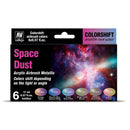 Skiftarna akryl luftbrush målar 6 färger