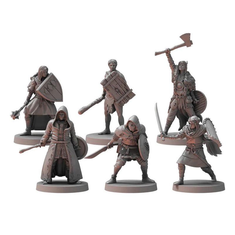 Dark Souls Rpg Unkindled Heroes Miniature Set