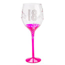 Geburtstag klares Weinglas