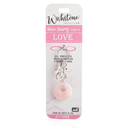 Wishstone Collection Rose Quartz Key Charm