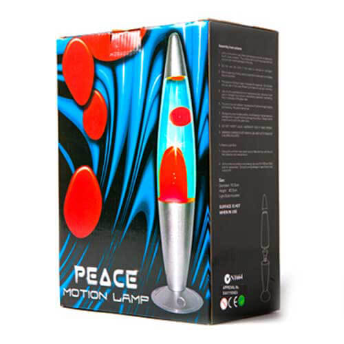 Black-Red-Yellow Peace Motion Lamp