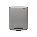 Brabantia Bo 2 -fack pedal bin 30l