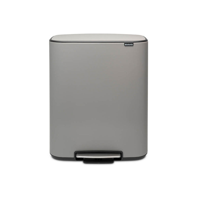 Brabantia Bo 2 -fack pedal bin 30l