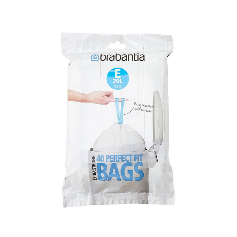 Brabantia Smartfix Pedal Bin Liner (40 påsar)