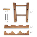 Vin Bouquet Stackable Bamboo Wine Bottle Rack