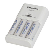 Panasonic Battery Charger w/ 4 Eneloop Batteries (Ni-MH)