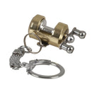 Gold Anodised Overhead Reel Keyring