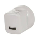 PowerTech Plus elnät USB Mini Adapter 5VDC 2.1A (vit)