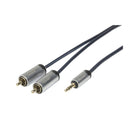 Concord 3.5mm stereoplugg till 2 RCA -pluggar