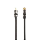 Concord Flexibel TV-kontakt till F-typ Plug Coxial Cable