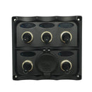 Panel med dubbelt USB -uttag 4.2A