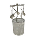 Kynttilän karusellimainen pidike kiertoterillä