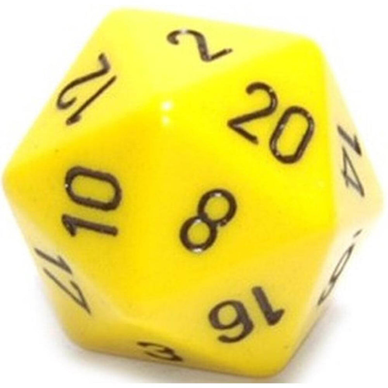D20 -noppaa läpinäkymätön (34 mm)