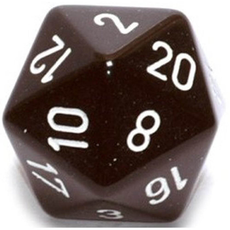 D20 -noppaa läpinäkymätön (34 mm)
