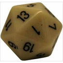 D20 -noppaa läpinäkymätön (34 mm)