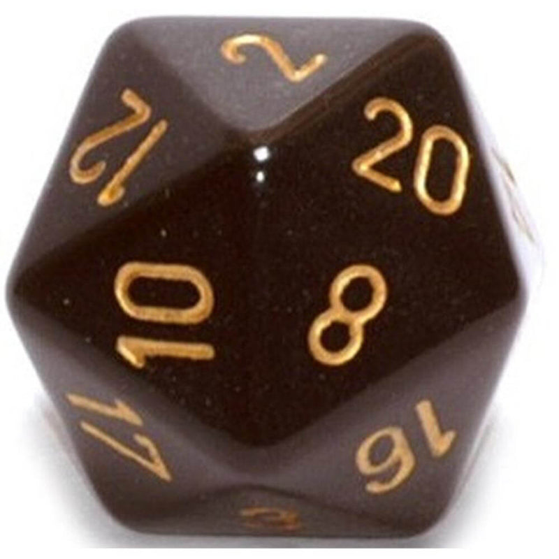 D20 -noppaa läpinäkymätön (34 mm)