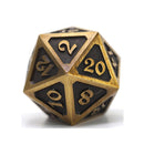 D20 Die Hard Dice Metal Mythica Battleworn (Einzel)
